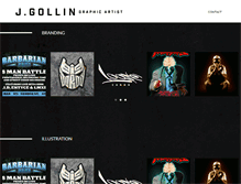 Tablet Screenshot of jgollin.com